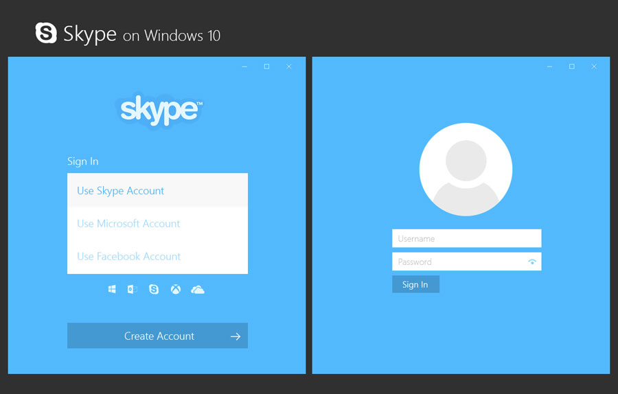 Скайп для Windows 10