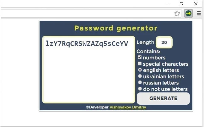 генератор паролей