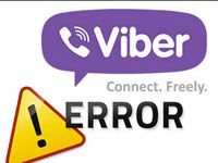 ошибки в Viber